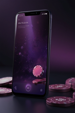 Smartphone mit Casino-App